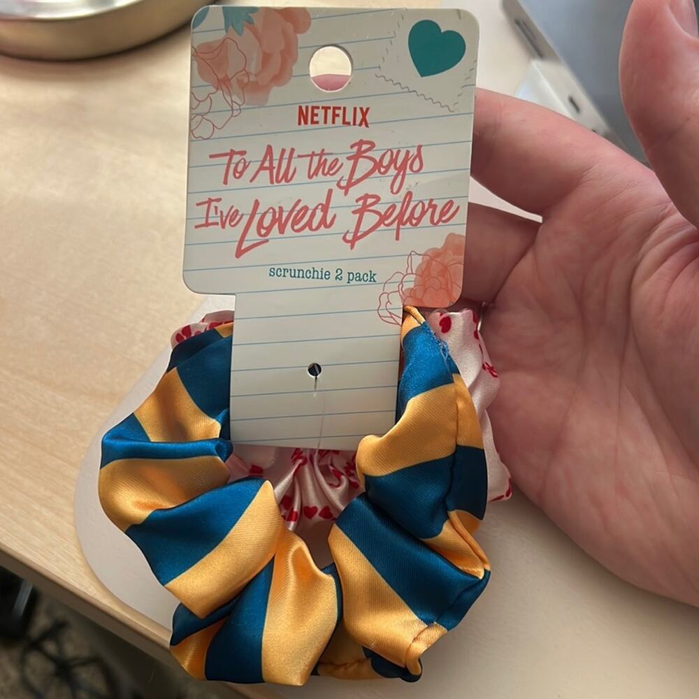 To All the Boys I’ve Loved Before Netflix Scrunchie 2 Pack Official Merch